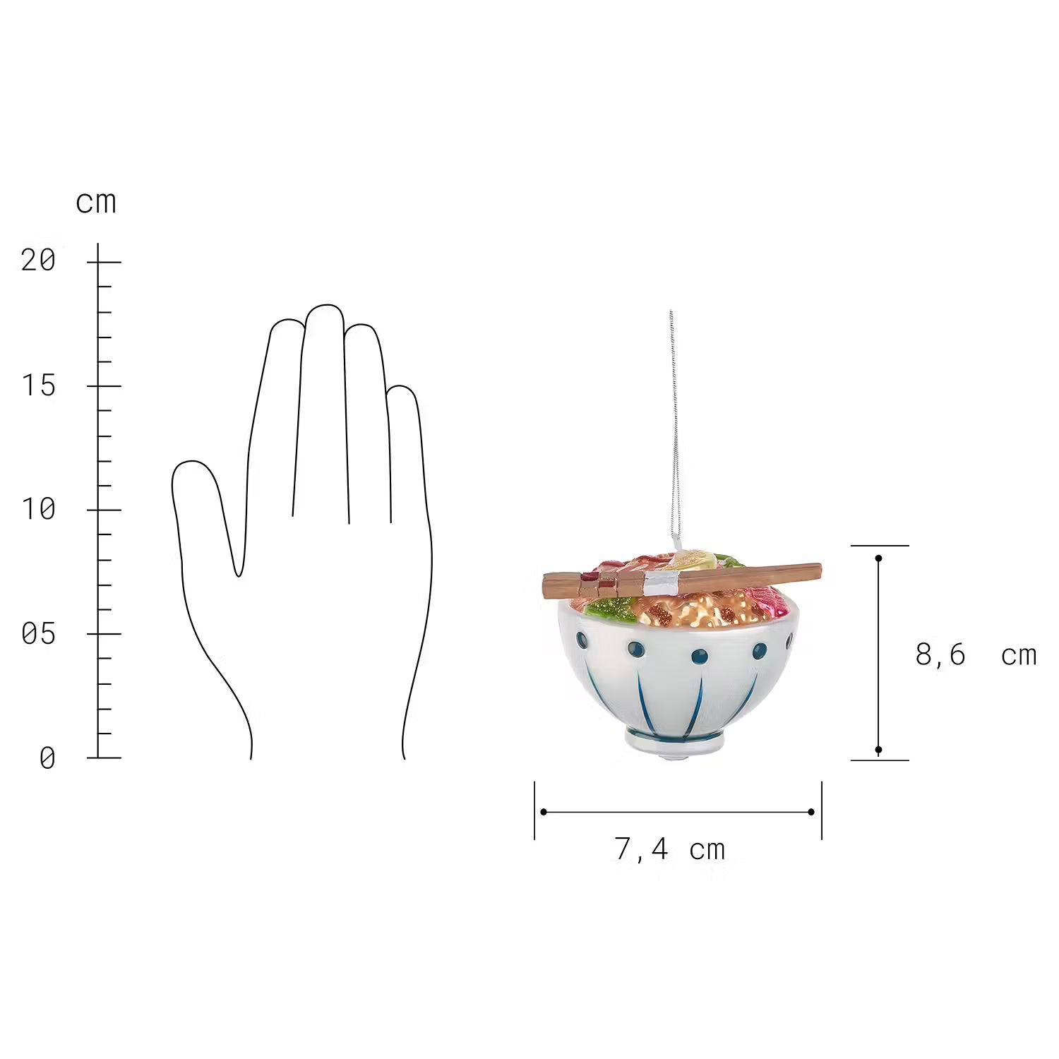 HANG ON Baumanhänger Poke Bowl