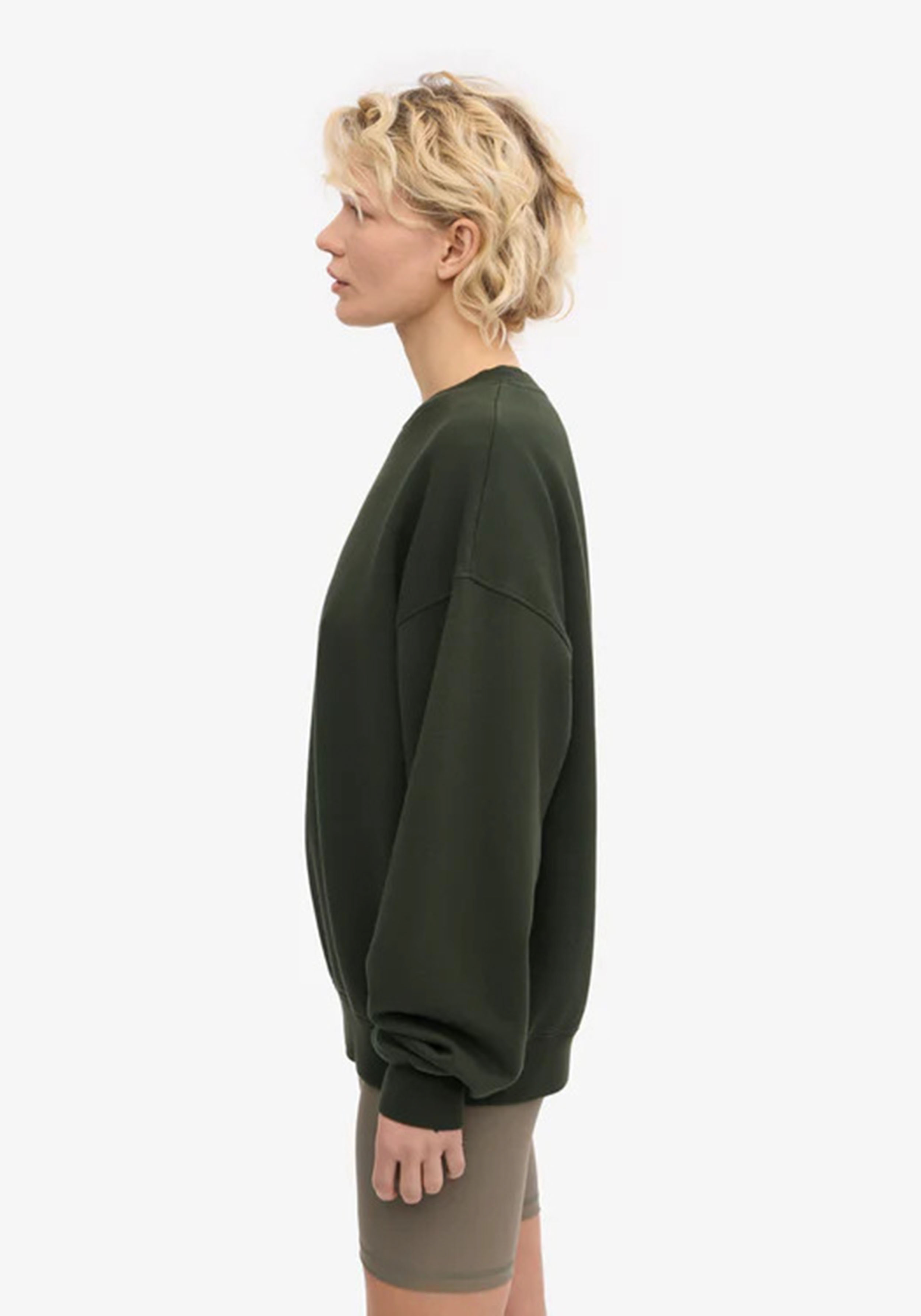 Colorful Standard Oversized Sweatshirt Hunter Green
