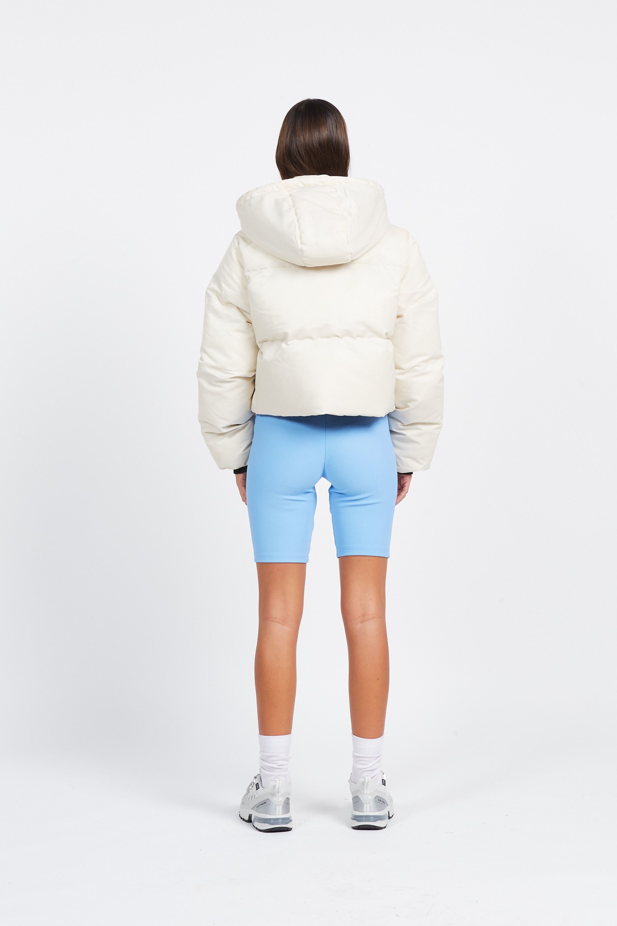 Daily Paper doudoune epuffa cropped Beige