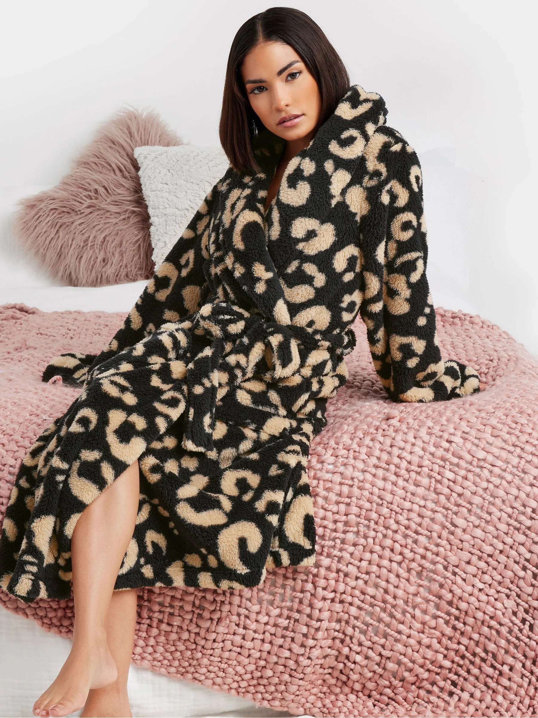 PixieGirl Petite kamerjas met dierenprint