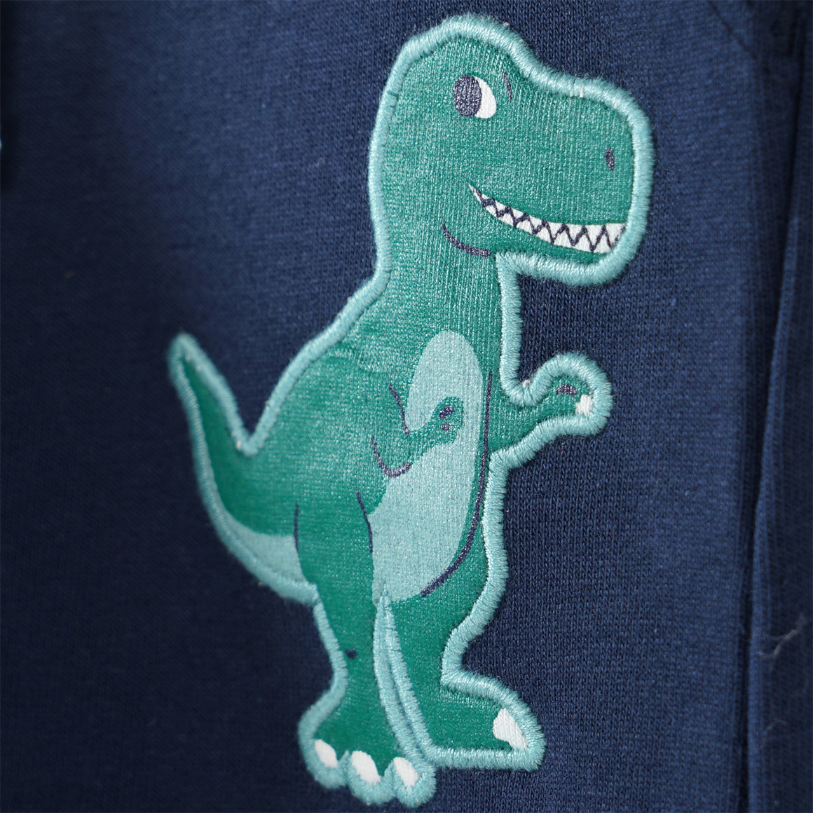 Topolino Jungen Jogginghose mit Dino-Stickerei dunkelblau