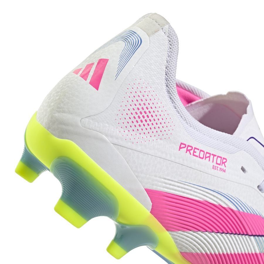 adidas Predator Pro MG Celestial Victory - Blanc/Lucid Pink/Lucid Lemon