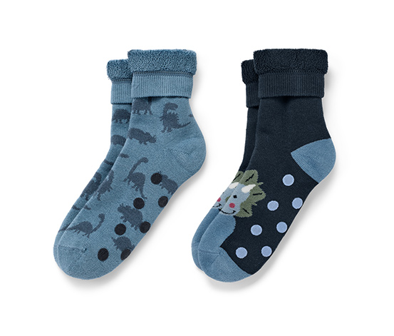 2 Paar Kinder-Antirutsch-Socken