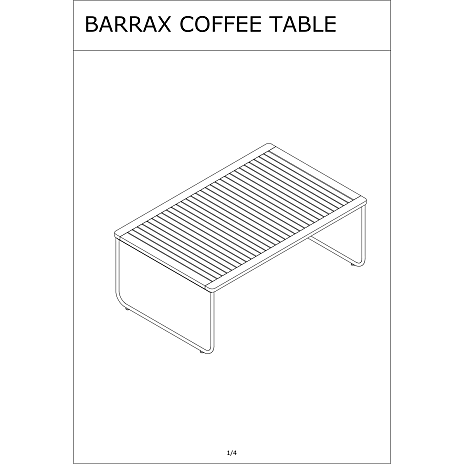 Barrax loungebord af akacietræ