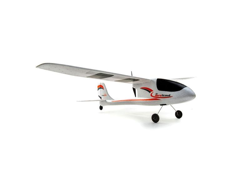 Hobbyzone Flugzeug Mini Aeroscout RTF Anfänger Modellflugzeug Komplettset im kompakten Format