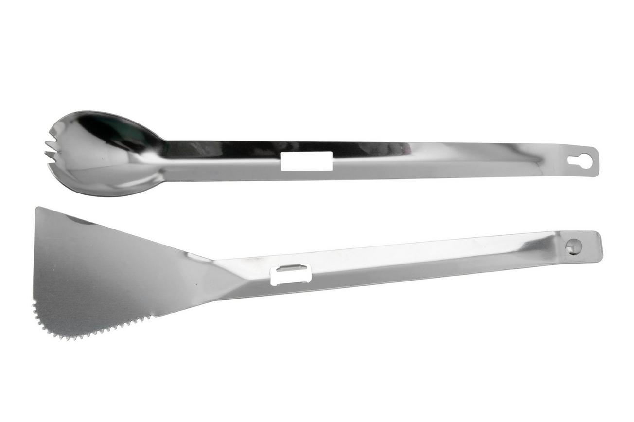 Pathfinder PTH040 Stainless Steel Camp Tongs, multifunctionele kampeertang