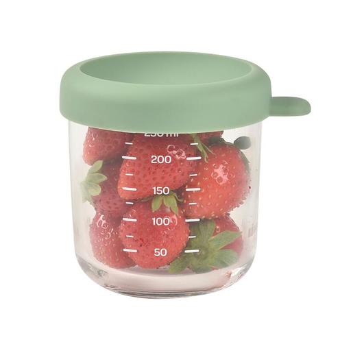 Petit pot en verre 250 ml Sage Green - BEABA