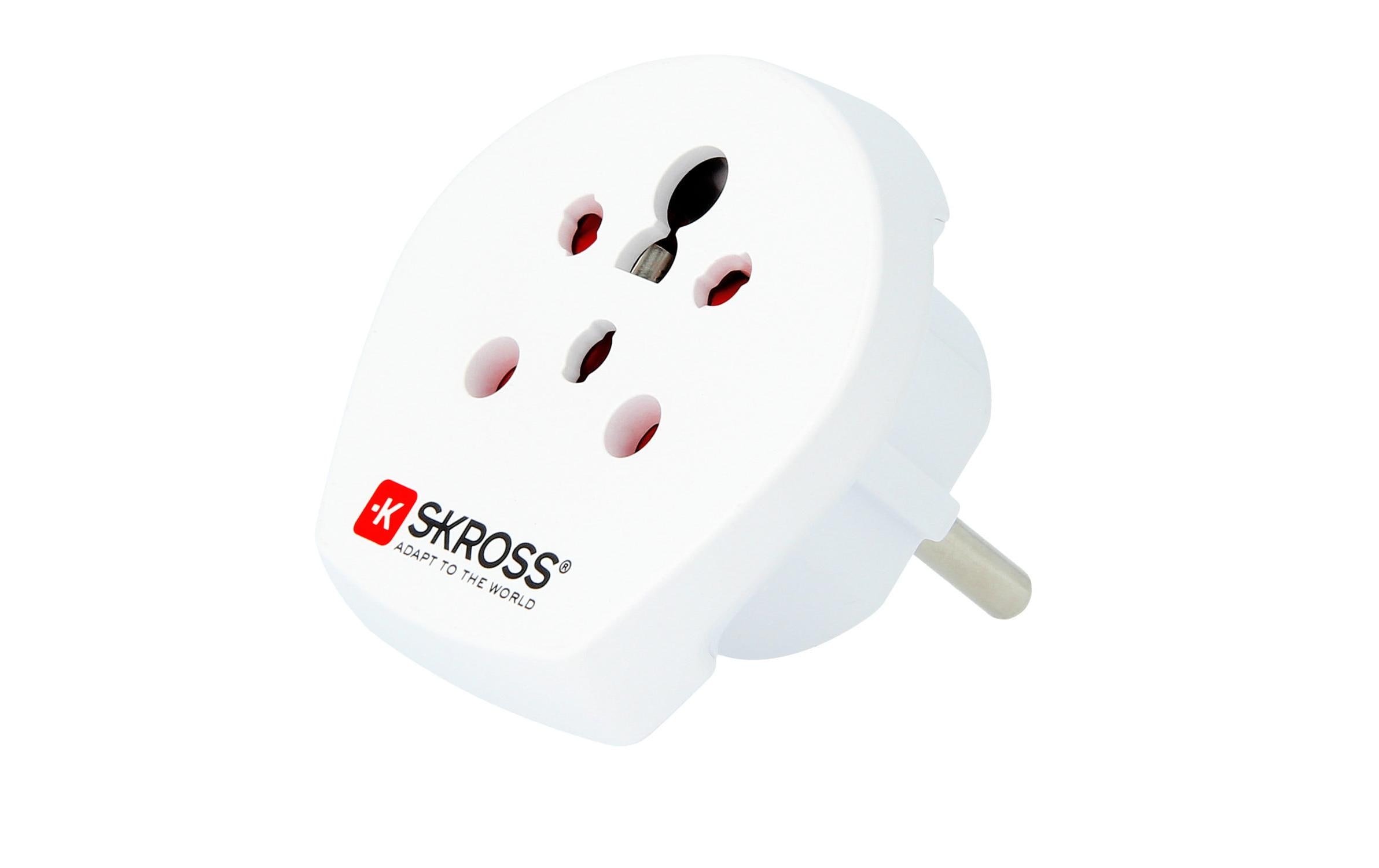 Reiseadapter Indien / Israel / Danmark- EUReiseadapter Indien / Israel / Dänemark Europa