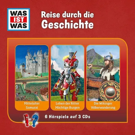 Tessloff WAS IST WAS 3-CD Hörspielbox. Reise durch die Geschichte