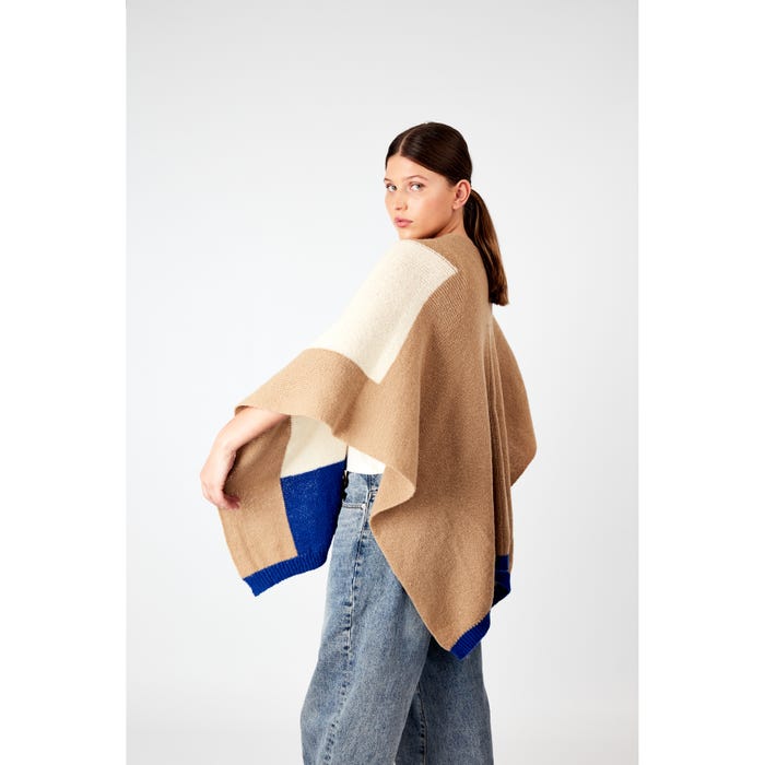 Veritas-Poncho colourblock