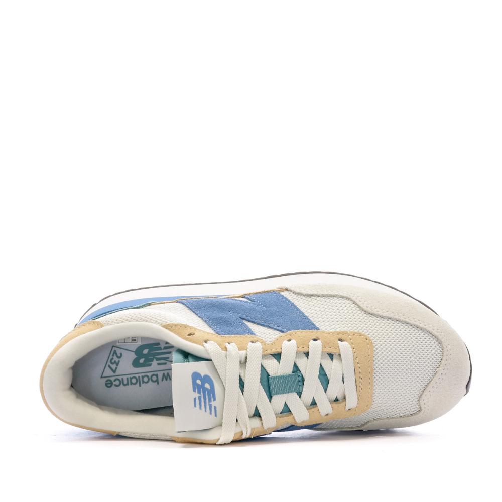 New Balance WS237 Baskets Beige/Bleu Femme New Balance