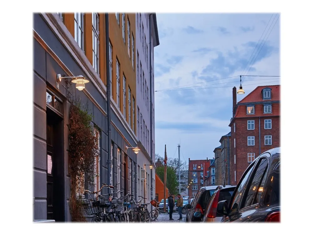 Louis Poulsen Albertslund Short - Væg/loftslampe - E27 - 100 W - klar, galvaniseret
