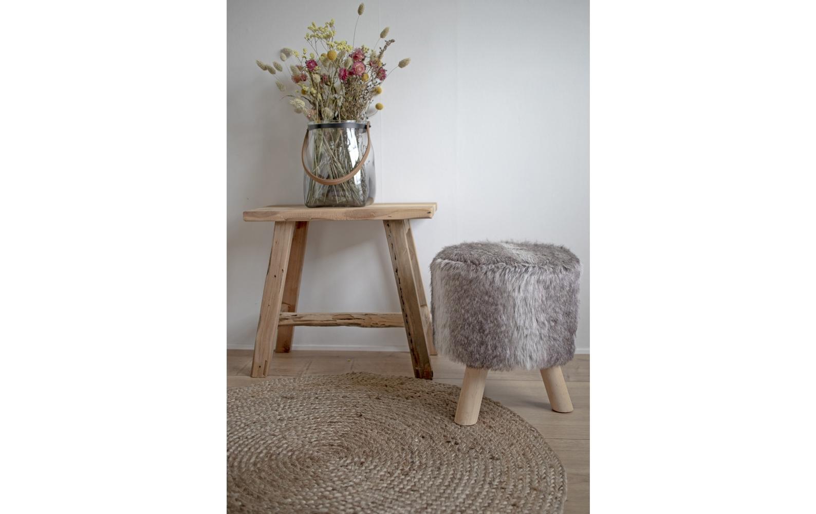 Sitzbank Barcelona 50 x 45 cm, BraunSitzbank aus Teakholz