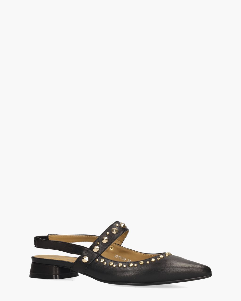 Di Lauro Walline Zwart Dames Slingbackloafers