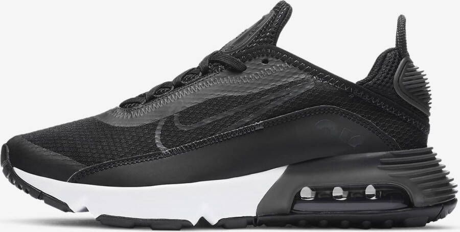 Nike Air Max 2090 Kinderschoen Black White Wolf Grey Anthracite