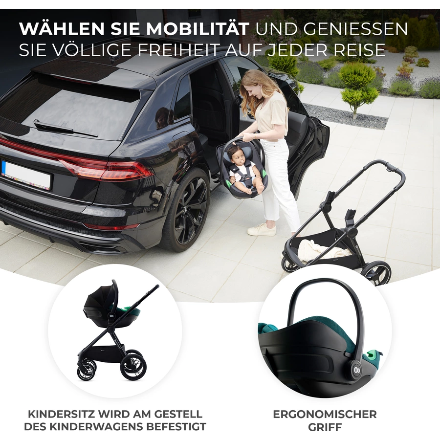 Kinderkraft Autokindersitz I CARE i Size 40 bis 87 cm harbour blue