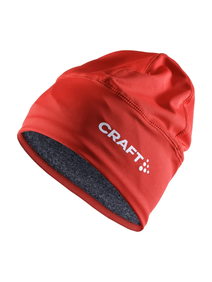 Craft Nor Adv Windblock Fleece Hat Bright Red-White