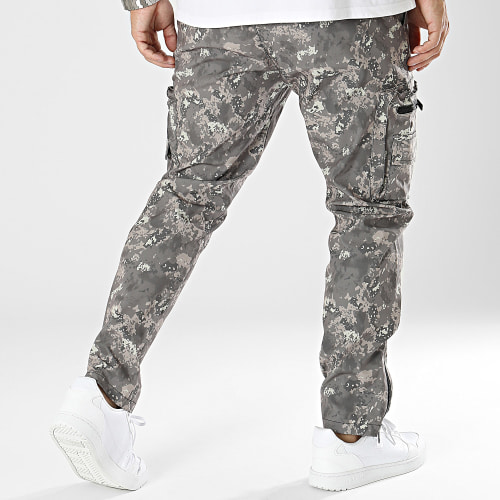 Pantalon Cargo Beige Foncé Camouflage