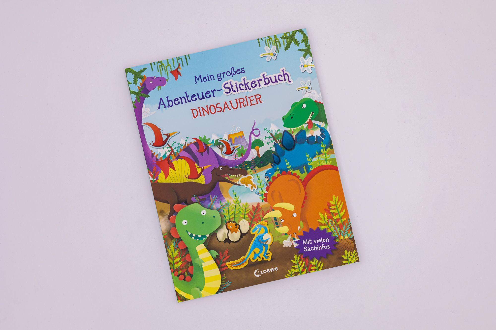 Mein großes Abenteuer-Stickerbuch - Dinosaurier