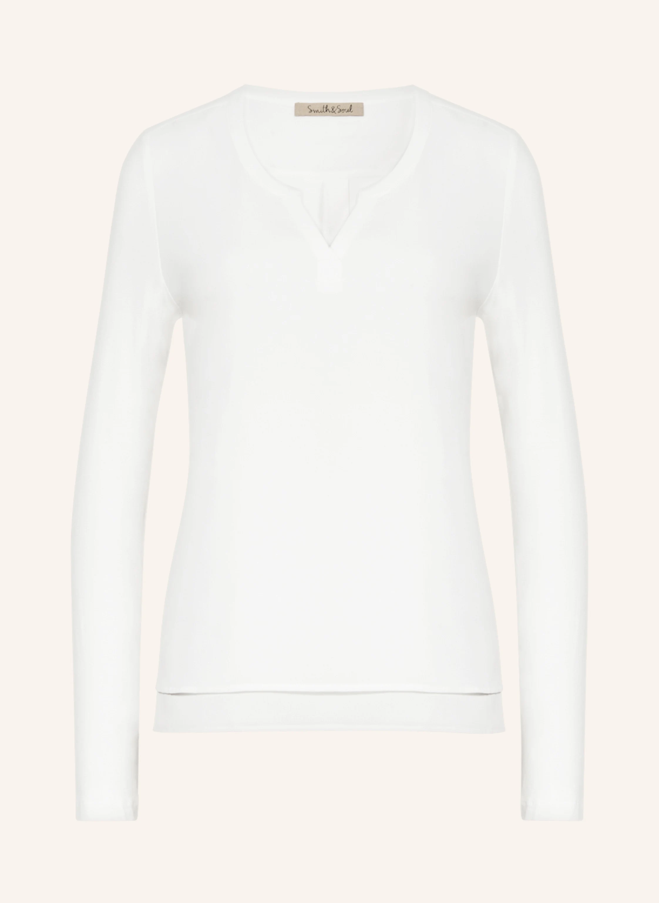 Smith & Soul Blusenshirt im Materialmix
