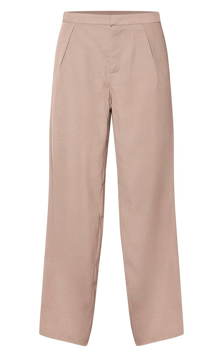 Deep Stone Pantalon Tailleur Large Pierre Foncé Ensemble Coordonné