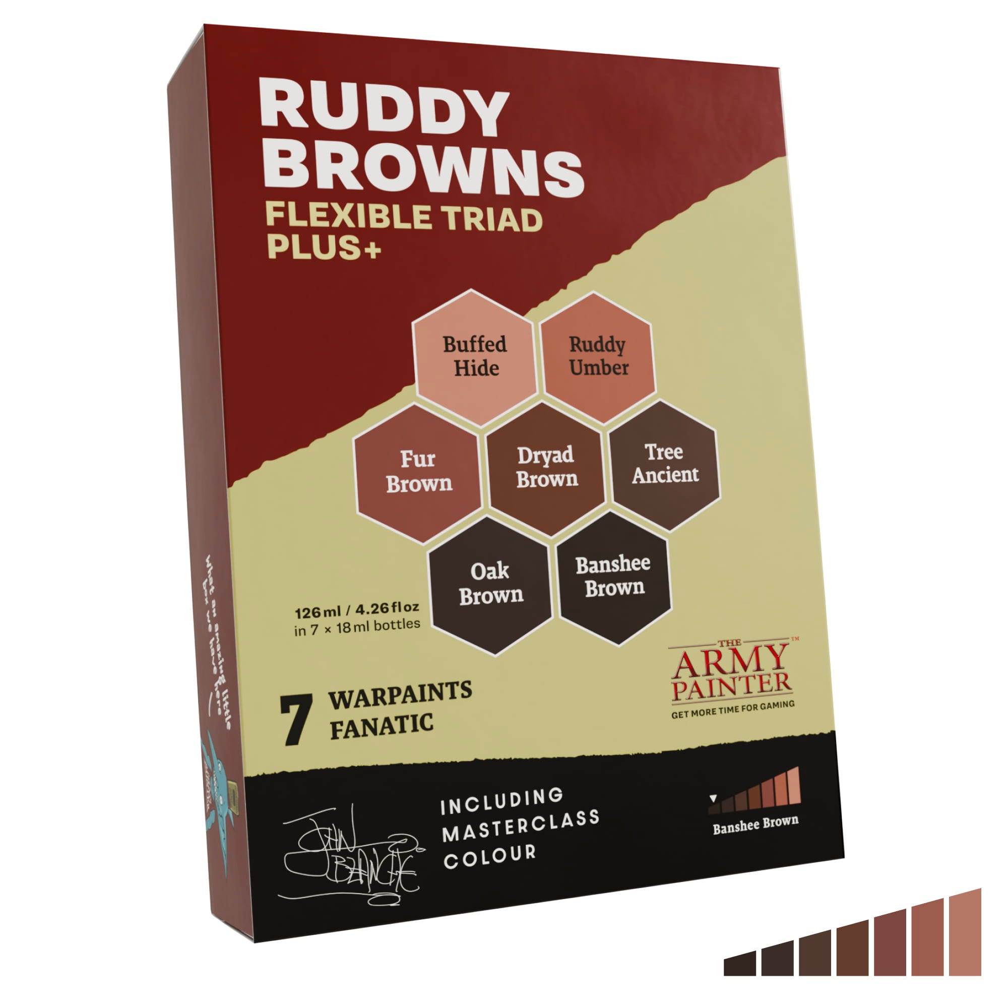 The Army Painter  Warpaints Fanatic: Ruddy Browns Flexible Triad PLUS+    Erdige Tiefe mit Charakter