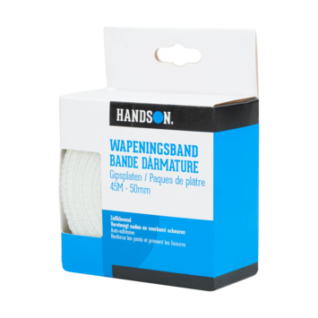 Handson wapeningsband zelfklevend voor gipsplaten 45 m 50 mm wit