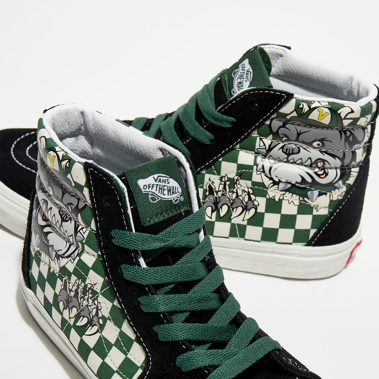 Vans Baskets SK8-Hi noir/vert