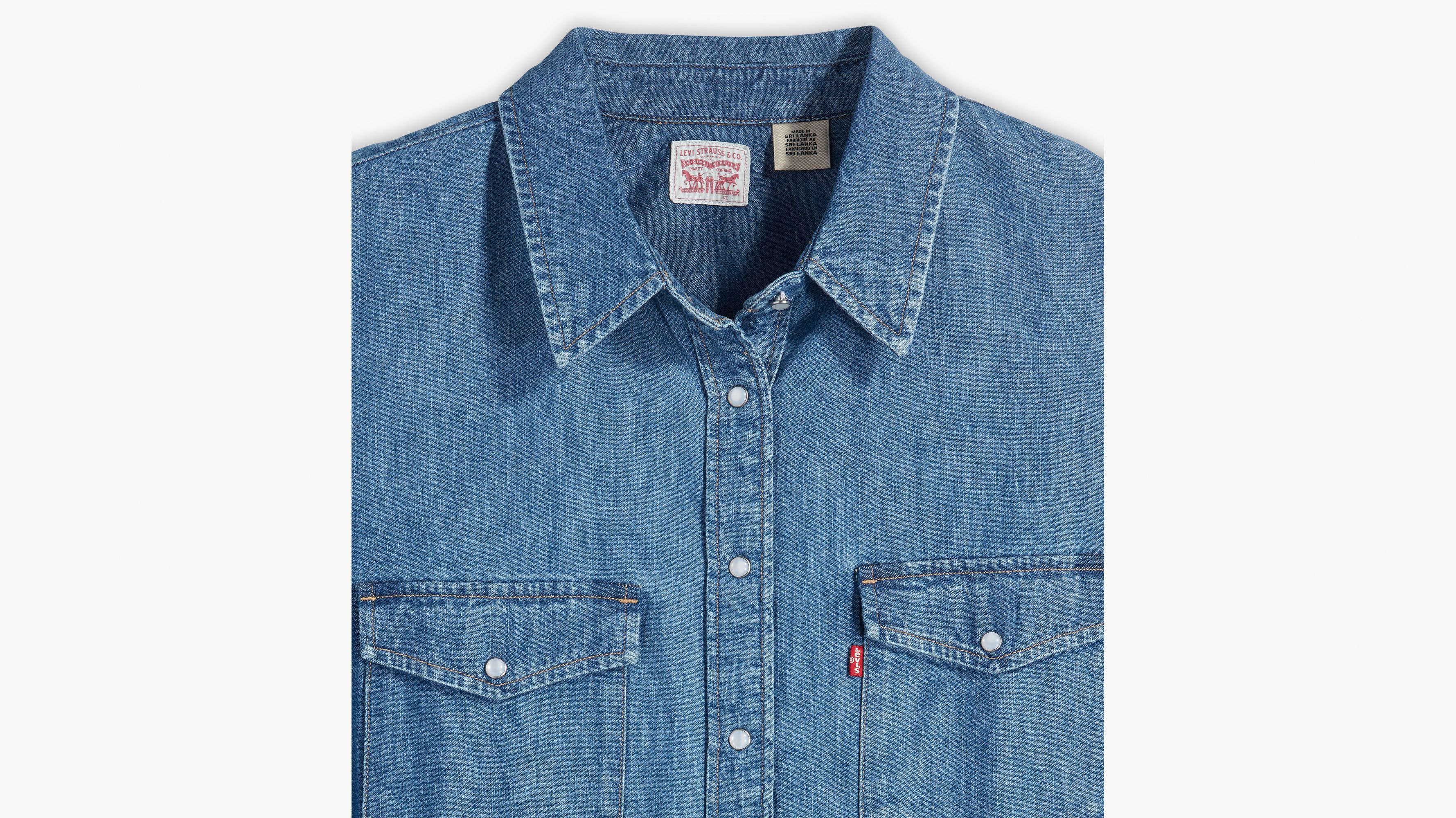 Chemise Western emblématique (Grandes tailles) - Going Steady 5 - Bleu