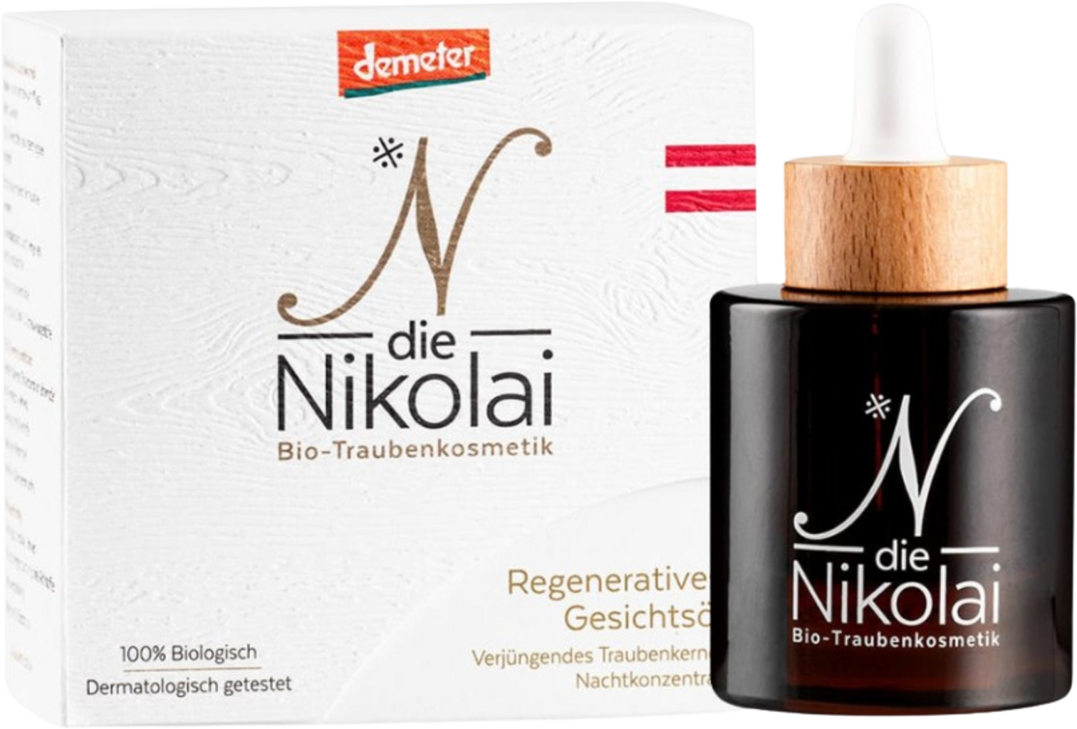 dieNikolai  Regeneratives Gesichtsöl Bio, 30 ml