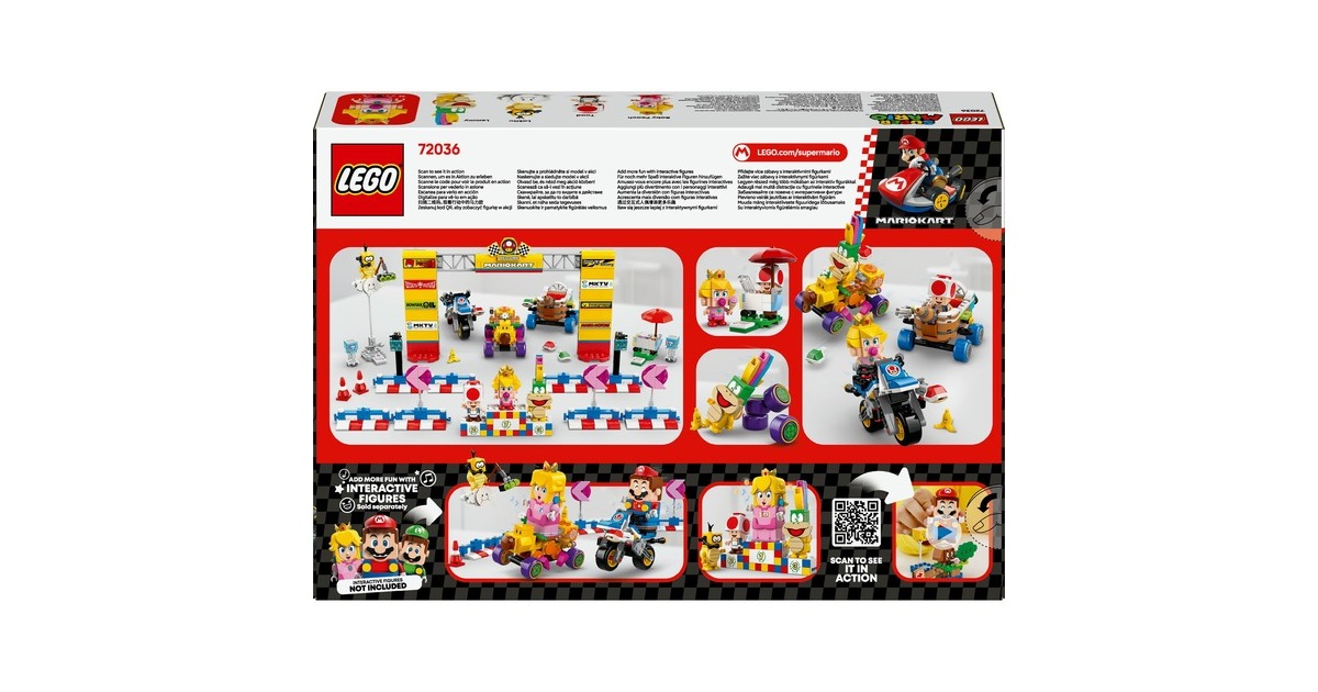 LEGOSuper Mario - Mario Kart – Baby Peach en grand prix–set Constructiespeelgoed  (72036)