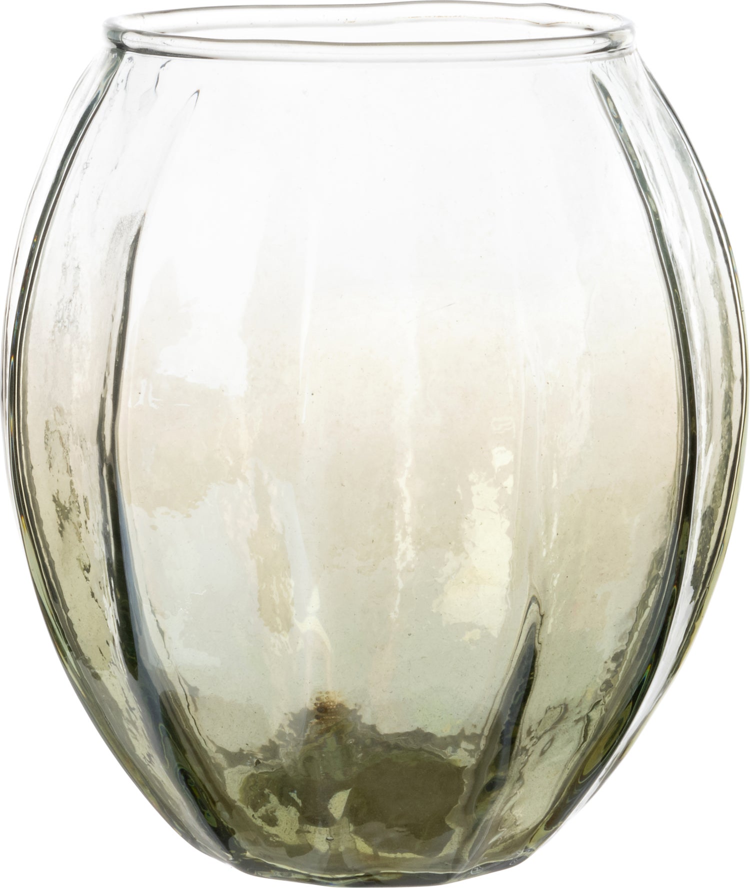 Intratuin vaas Leria groen D 11 H 12 cm