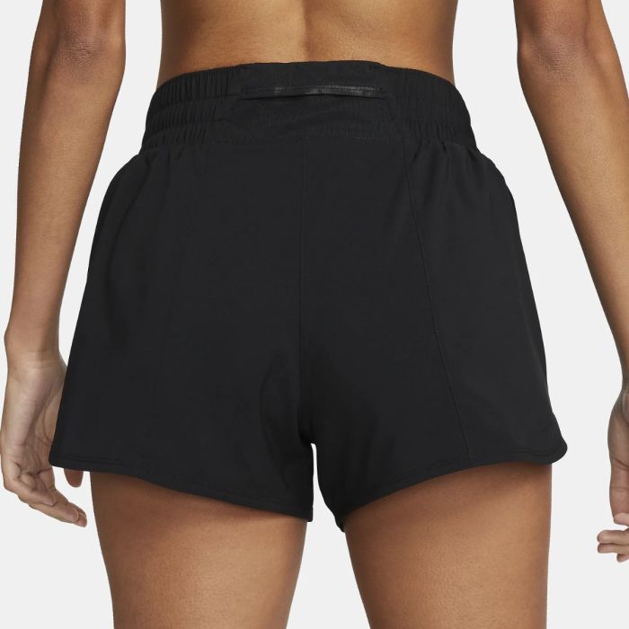 Nike Dame Shorts One Dri-Fit Mid-Rise 3 Inch Brief-Lined Shorts Sort
