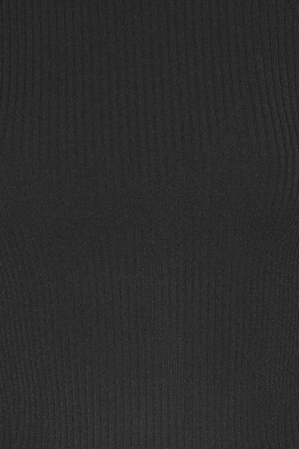 ROTATE Birger Christensen Knit High Neck Top Black