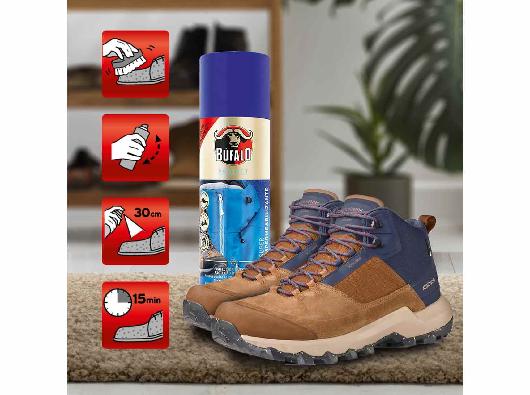 IMPERMEABILIZANTE BUFALO SPRAY 250ML