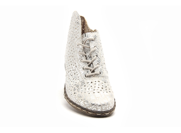 Rieker boots bottine plates femme m1835 argent