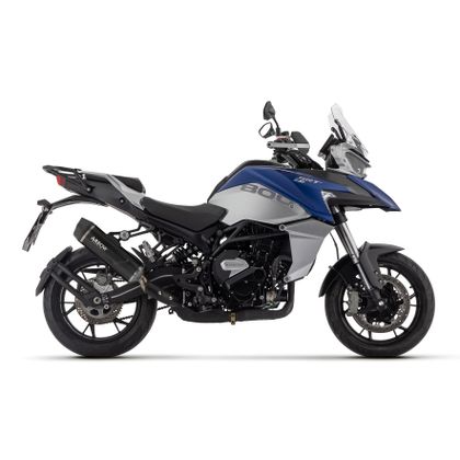 Silencieux Arrow indy race evo alu dark embout carbone - Noir