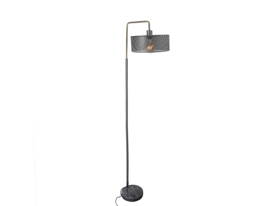 THE HOME DECO FACTORY - Lampadaire salon Lampadaire moderne ajouré yvan - socle en marbre - h. 152 cm...
