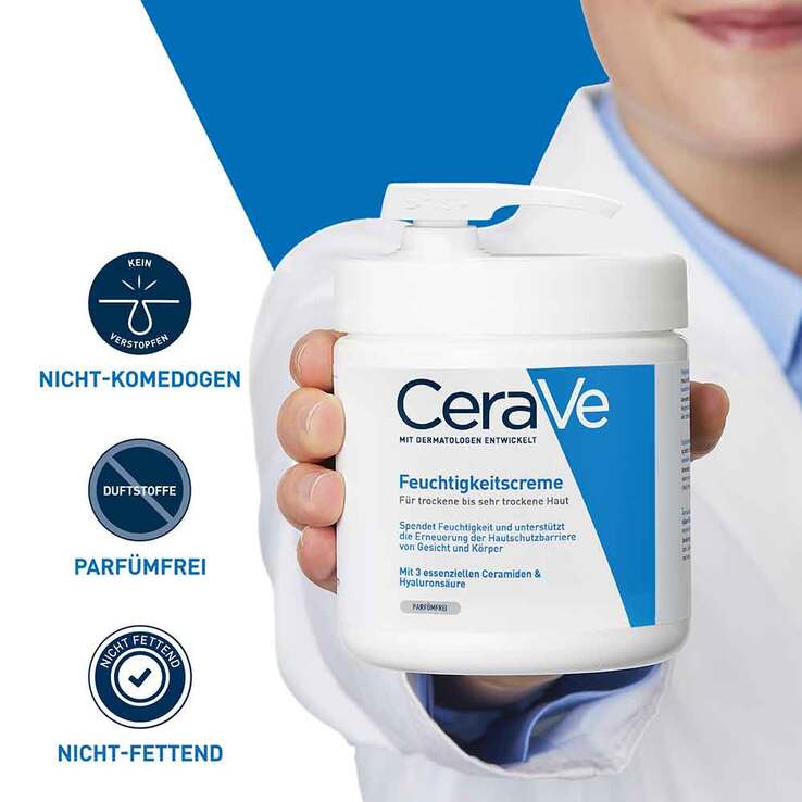 Cerave Feuchtigkeitscreme Pumpe, 454 g
