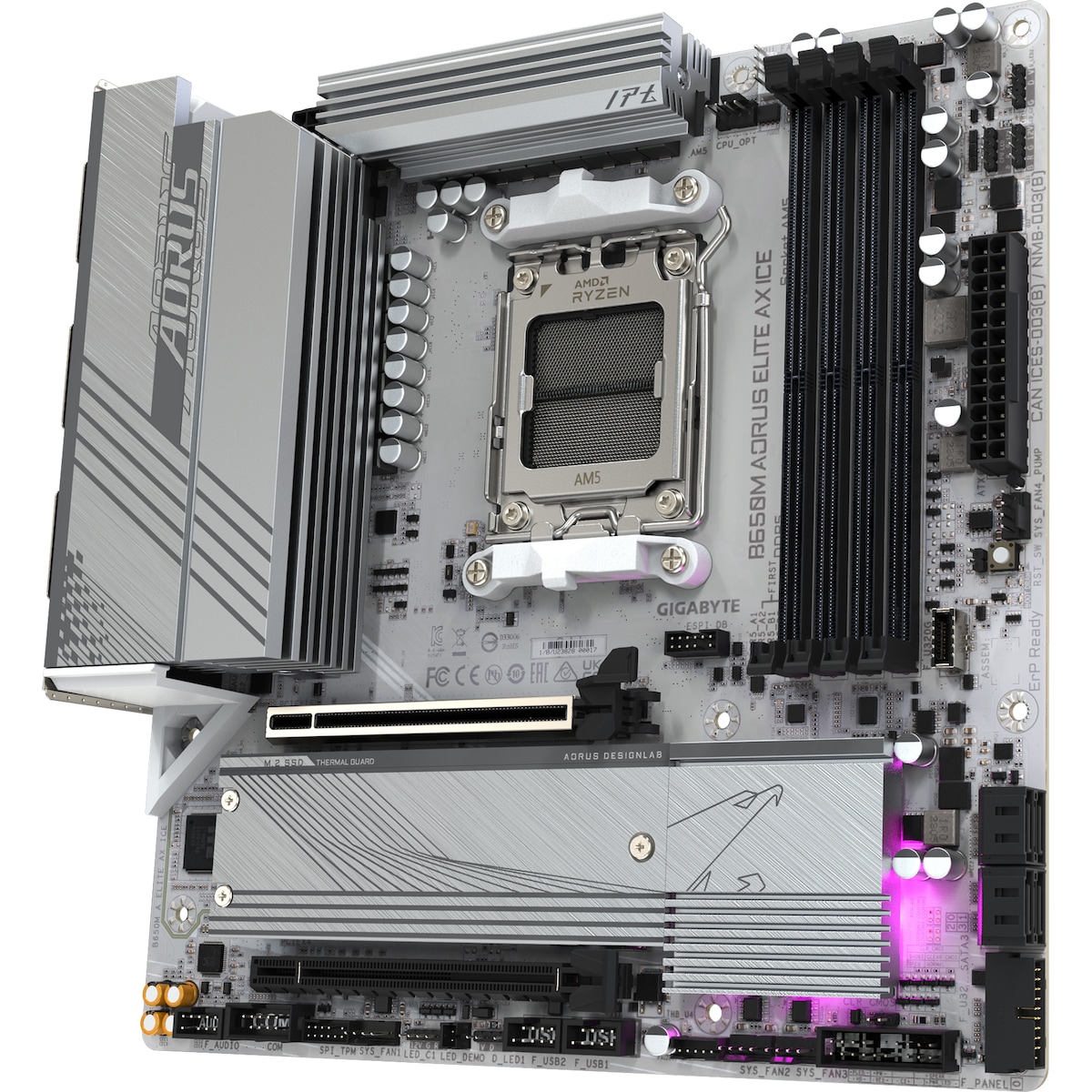 Gigabyte B650 AORUS Elite AX ICE hovedkort