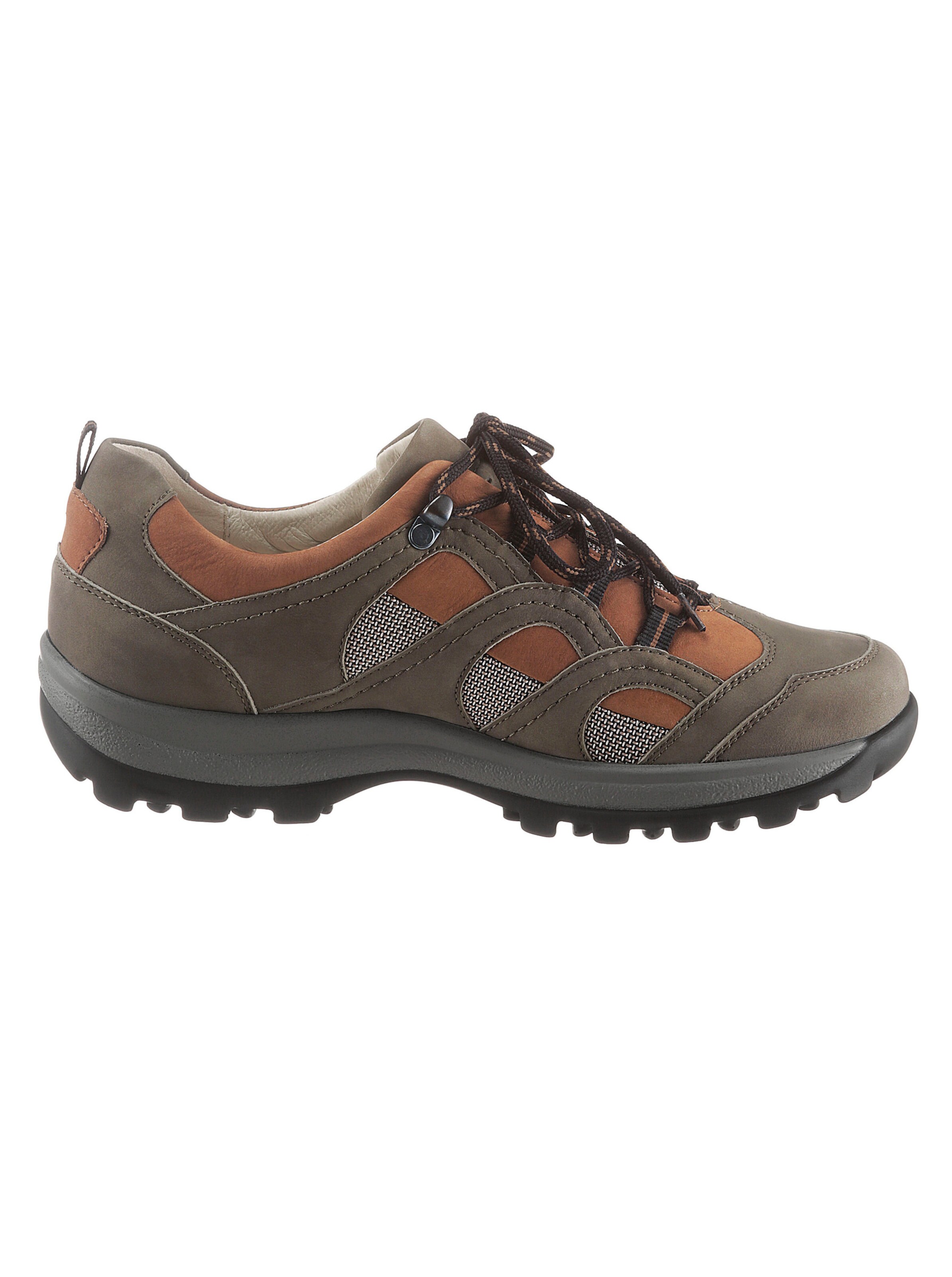 Waldläufer Schnürschuh in khaki-camel