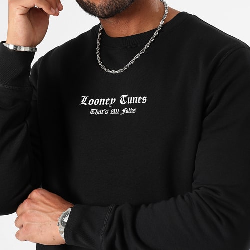 Sweat Crewneck Angry Bugs Bunny Chrome Noir