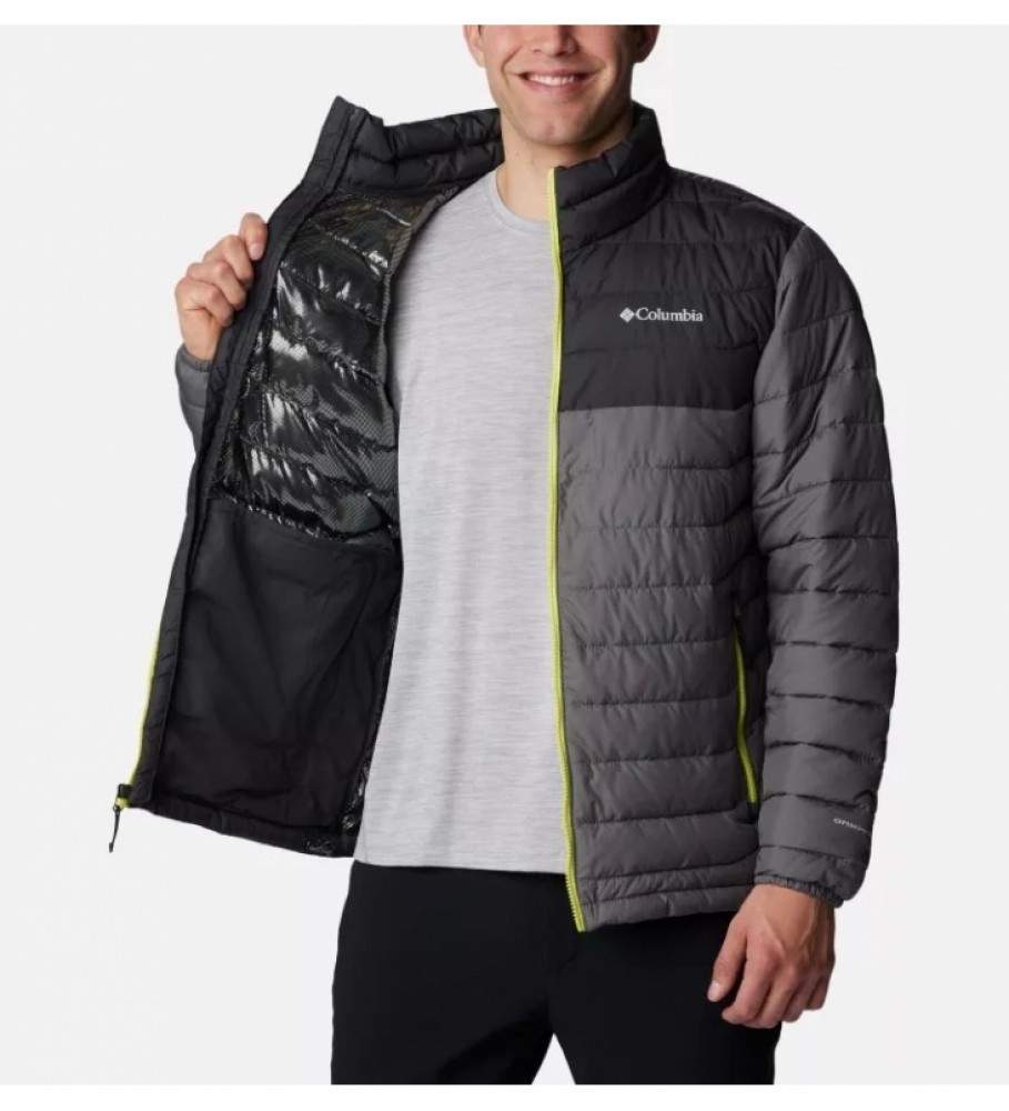 Jaqueta Columbia Powder Lite, cinza