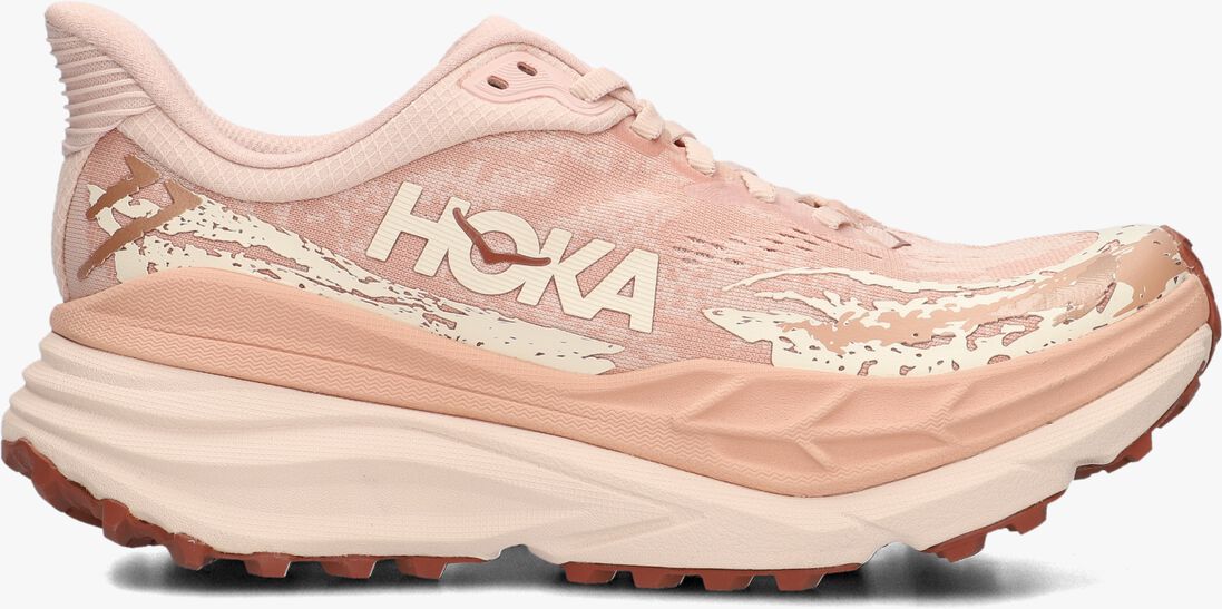 roze hoka lage sneakers stinson 7