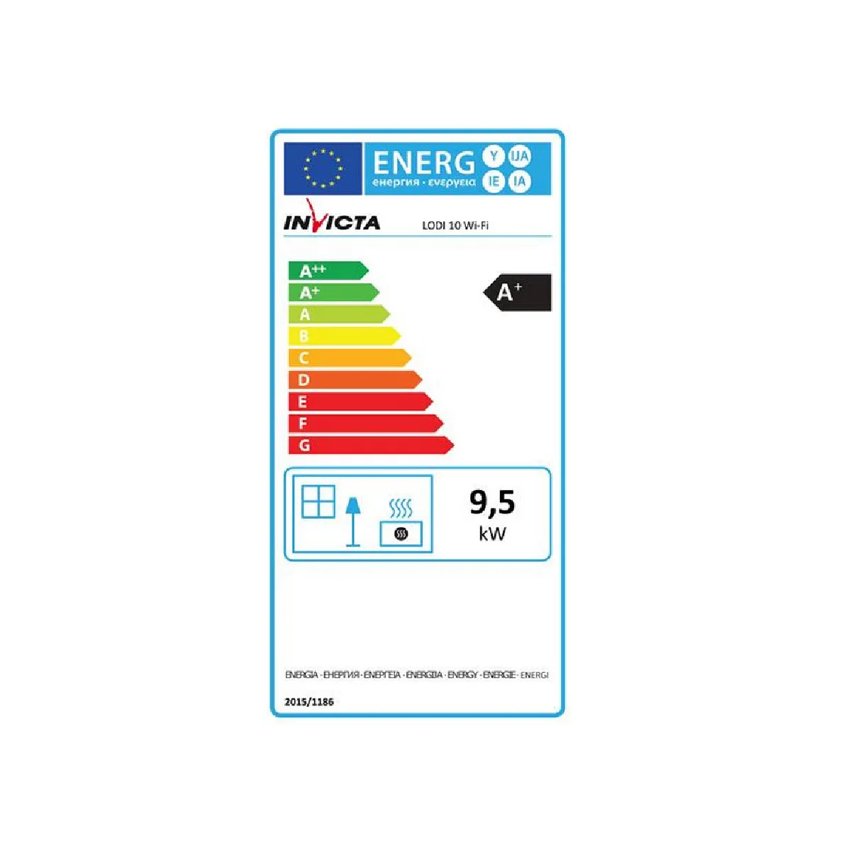 Invicta Lodi 10 - 9,5 kW - Gris
