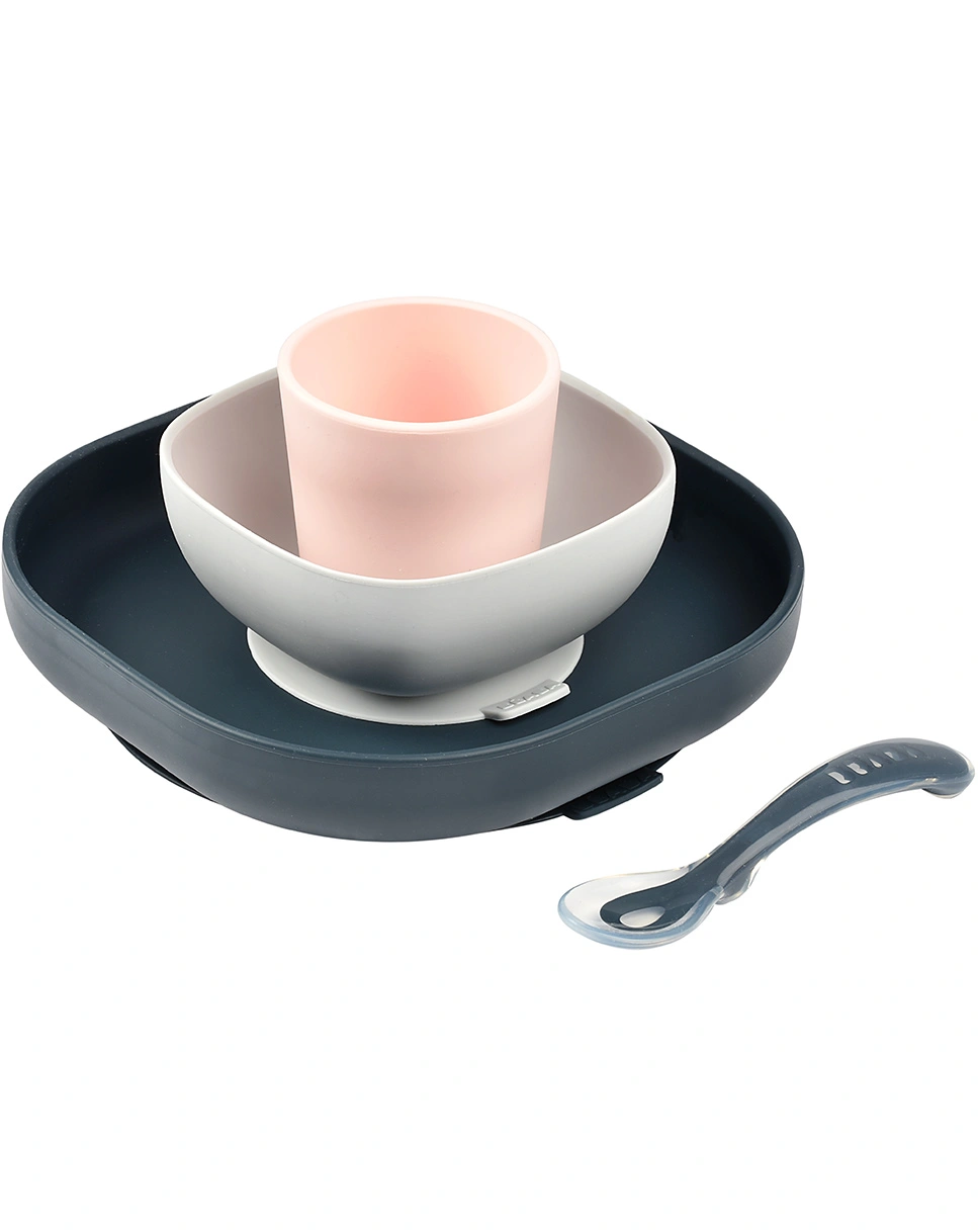 Silikon-Geschirrset BIG MEAL 4-teilig in nightblue