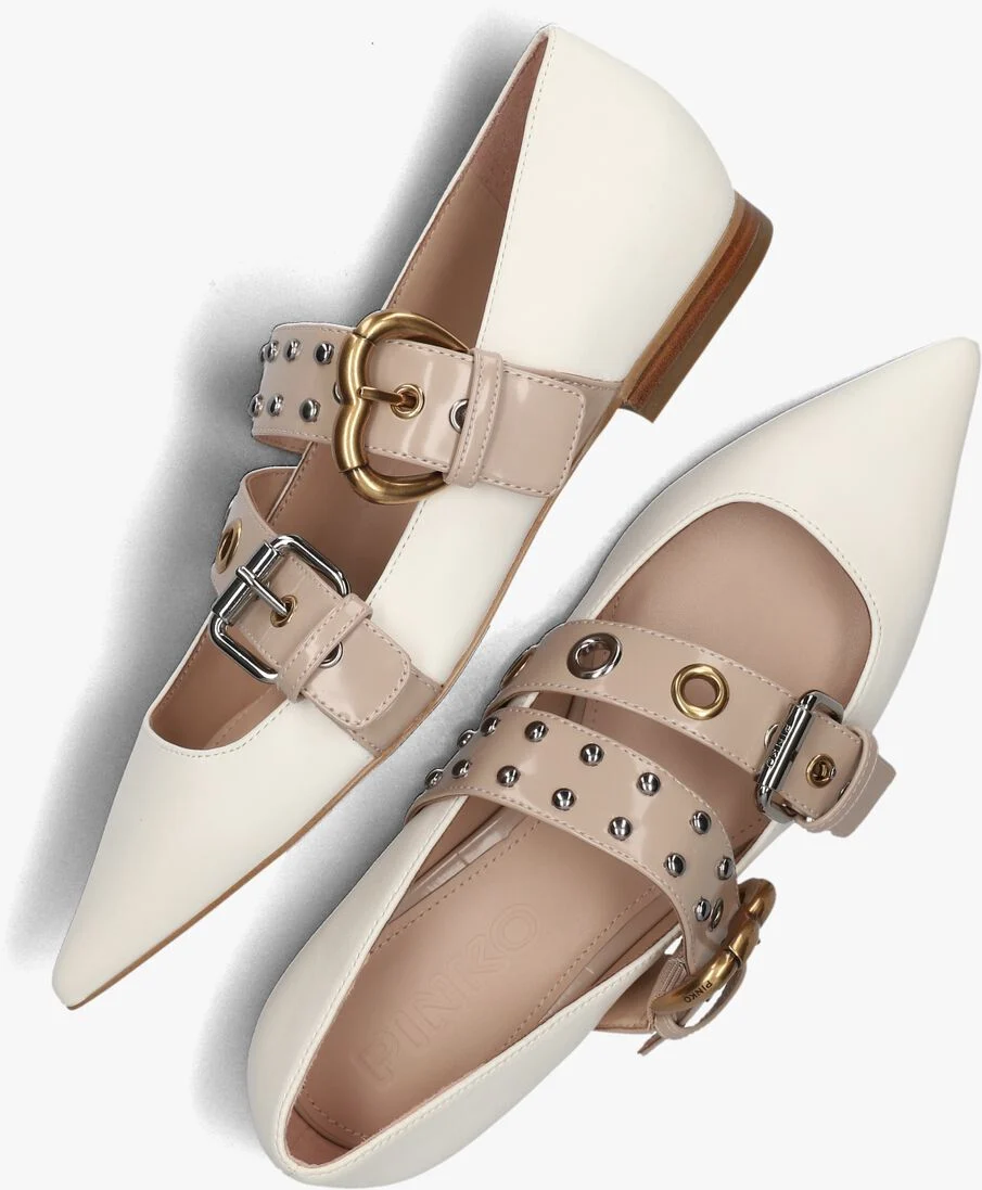 PINKO witte pinko ballerina's gainira