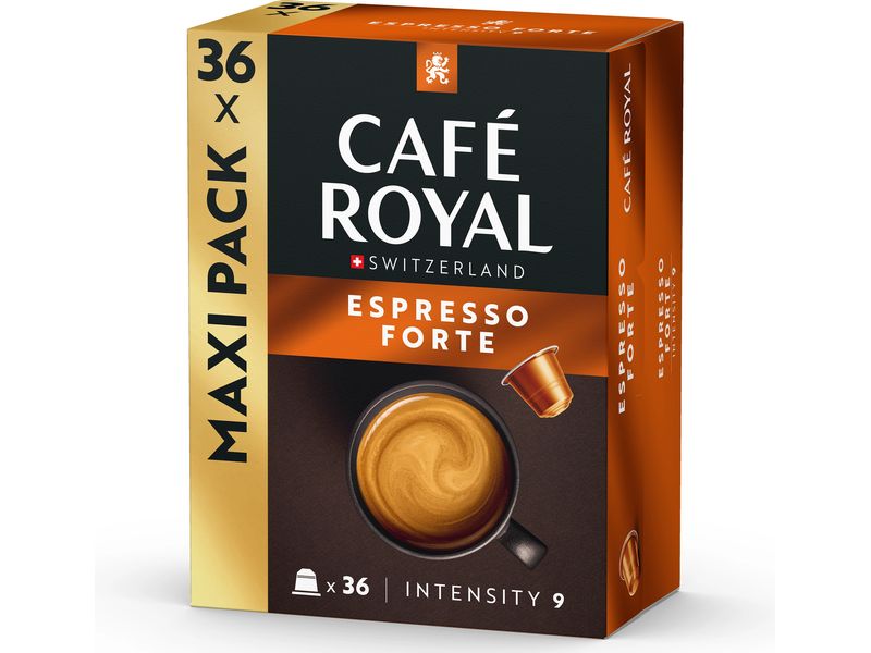 Café Royal Kaffeekapseln für Nespresso Espresso Forte 36 St Kaffeekapseln für Nespresso Maschinen