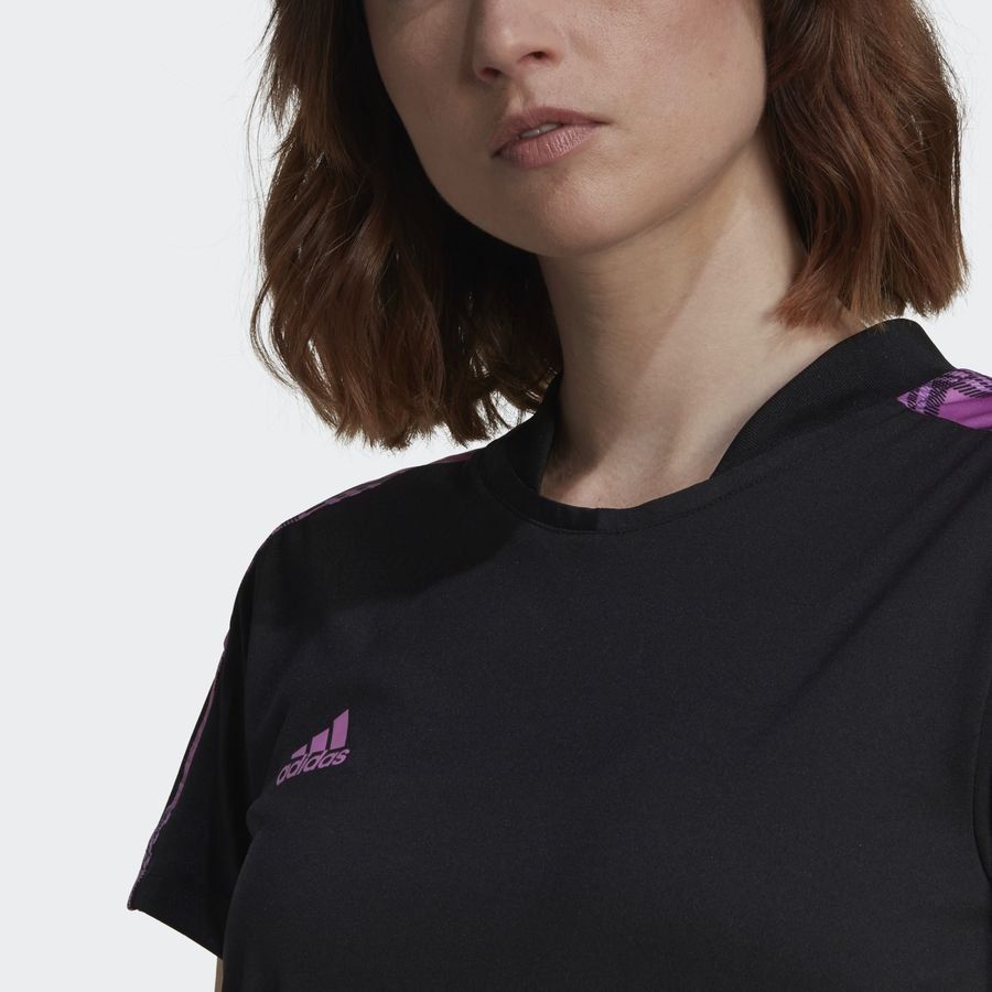 adidas T-shirt d'Entraînement Tiro - Noir/Rose Femme