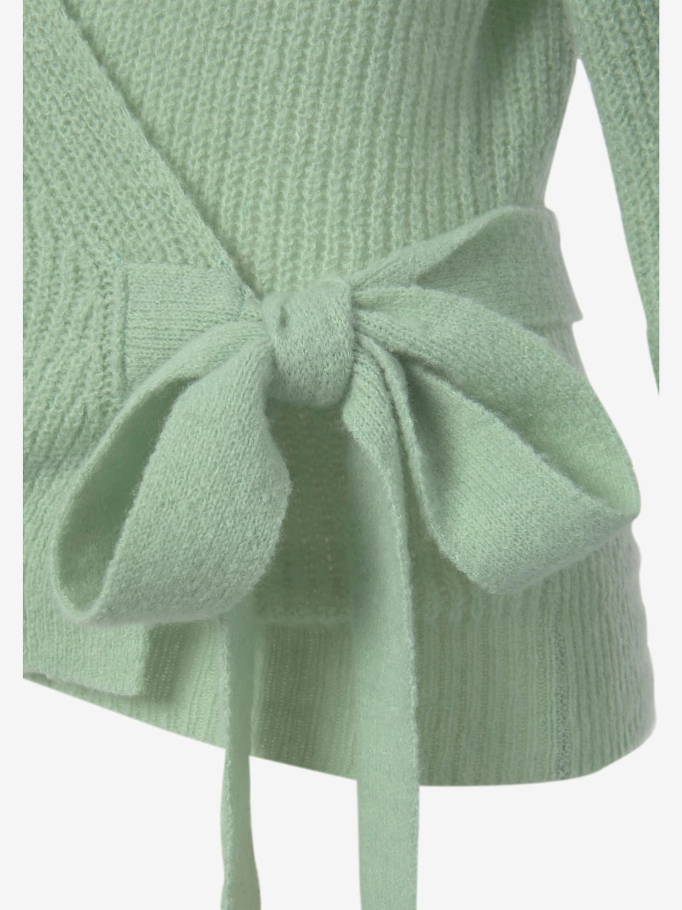 Veste cache-cœur en tricot veste en tricot à nouer